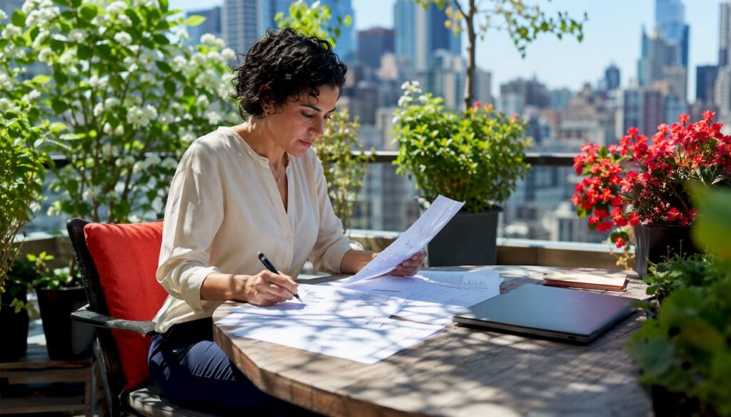 Financial analyst reviewing turnover reports