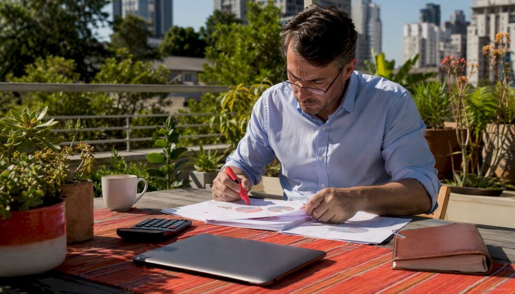 Financial analyst reviewing Wendy's wage reports
